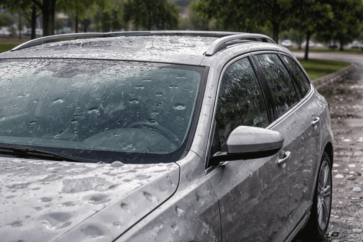 Danni auto da grandine: cosa fare